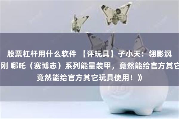 股票杠杆用什么软件 【评玩具】子小天：翎影沨测评《变形金刚 哪吒（赛博志）系列能量装甲，竟然能给官方其它玩具使用！》