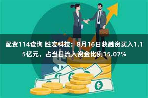 配资114查询 胜宏科技：8月16日获融资买入1.15亿元，占当日流入资金比例15.07%